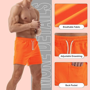 Pantalones Cortos Cargo de Algodón Pesado con Cordón, Estilo Casual, Ecológicos, Multibolsillos, Tipo Carpintero, Ajuste Holgado - Product Image 4