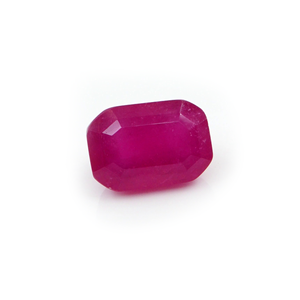 Rubis naturel de Bangkok octogonal 7,25 carats, pierre précieuse de rubis naturel taillée en facettes pour la fabrication de bijoux, prête à l'emploi - Product Image 1