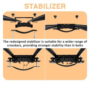 Heavy Duty 51\"x36\"x5\" Roof Rack for <b>Cars</b> Waterproof Cargo Carrier Basket with Elastic Net Attachment <b>Hooks</b> and Ratchet - Product Image 2