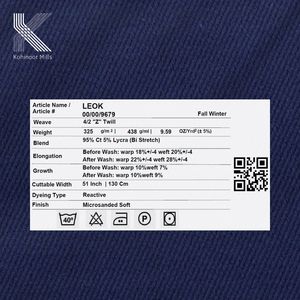 Tela de Algodón Pesado Bi-Stretch 325GSM 4/2 Twill, Textil de Alto Rendimiento, Directo de Fábrica, OEM ODM, Proveedor Mayorista - Product Image 4