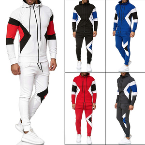 Ensemble de survêtement homme automne-hiver avec sweat à capuche et cordon de serrage, tenue de sport 2026, ensemble deux pièces décontracté - Product Image 6