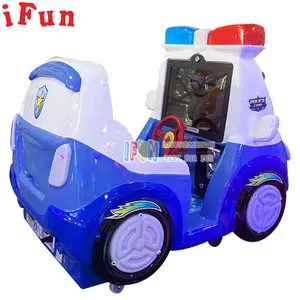 Indoor Vergnügung spark Kinder Schaukel spiel Kinder fahren Polizeiauto Münze betrieben Kiddie Rides Spiele Maschinen zum Verkauf