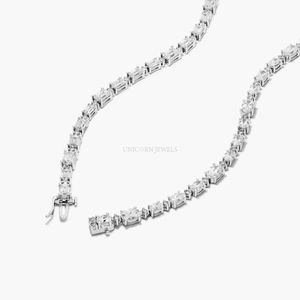 Collar con Colgante de Diamante Cultivado en Laboratorio de 0.50 Ct, Oro Amarillo, Engaste en Cesta, Joyería Clásica Ecológica para Aniversario - Product Image 4