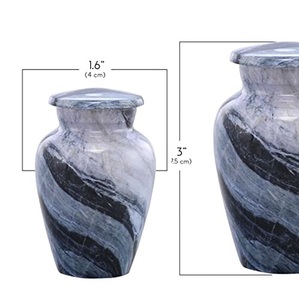 Executive Heritage Aluminum <b>Keepsake</b> <b>Memorial</b> Urn Funeral Ash Container Crafted With Artistic Surface And Fine Texture - Product Image 6