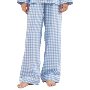 Ensemble de pyjama à capuche léger imprimé pour femmes, manches longues, fermeture à cordon, coupe régulière, décontracté, automne, poches latérales, 2-en-1 - Product Image 2