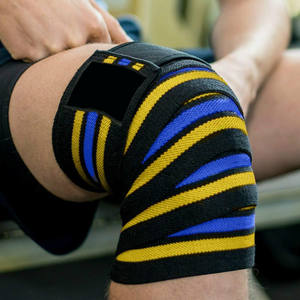 Rodillera Deportiva de Alta Calidad con Soporte Elástico Extensible, Ideal para Levantamiento de Pesas y Entrenamientos Profesionales de Sentadillas - Product Image 3