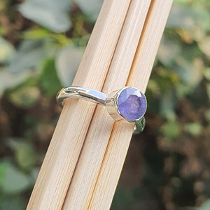 แหวนซ้อนกันสีเงินแทนซาเนียของแท้925สไตล์มินิมอลแหวนซ้อนสวยงามสำหรับผู้หญิงสินค้าขายส่งยอดนิยม - Product Image 3