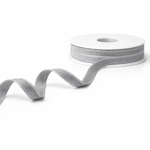 Cinta de Terciopelo Tejida de Doble Cara de 8 mm de Neelkamal Industries - 100% Poliéster, Resistente al Encogimiento, Suave, de Lujo, Color Sólido, Decorativa - Product Image 1