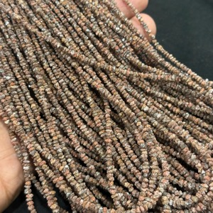Perles de diamant brun naturel AAA+ non taillées 2,5-3 mm, pépites de diamant brun, brin de perles de diamant brut brun de 16 pouces en vrac - Product Image 4