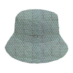 Vente d'usine – Nouveaux chapeaux bob matelassés personnalisés à imprimé intégral, avec logo sur mesure, pour hommes et femmes, haute qualité - Product Image 6