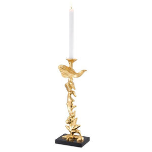 Decoración Navideña de Lujo para el Hogar y Jardín, Candelabro Floral Dorado de Estilo Nórdico, Portavelas de Metal Vintage con Hojas, Moderno - Product Image 3