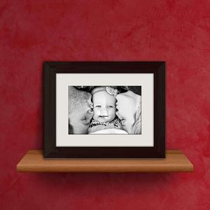 Wall & Table Photo <b>Frame</b> Dark Brown Single Unit <b>with</b> Mat Back Stand Elegant Display <b>Frame</b> for Home Office - Product Image 4