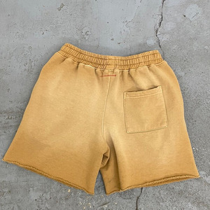 กางเกงขาสั้นวินเทจผ้าเฟรนช์เทอร์รี่สำหรับผู้ชาย สไตล์ไฮสตรีท สีซีดจาง ปักลาย พิมพ์ลายสกรีน ผ้าฝ้าย 100% - Product Image 6