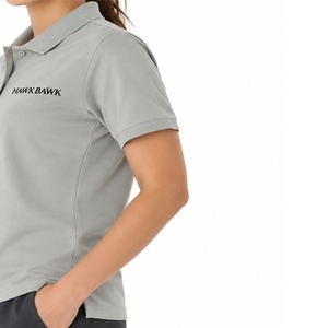 Camiseta Polo Clásica para Mujer, Manga Corta, Letra Bordada en el Frente, Informal, Tejido Cómodo de Alta Calidad, Fabricante de Camisetas Polo - Product Image 6