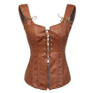 Nuevo Estilo Corsé de Cuero Genuino Transpirable para Mujer, Corsé de Cuero Genuino Elegante al por Mayor para Mujer - Product Image 1
