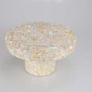 Single Tier Mother of Pearl Cake Stand Unique Serving Accessories From India by RF <b>Crafts</b> Cake <b>Tools</b> - Product Image 4