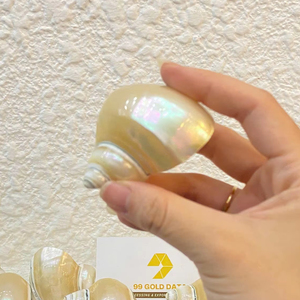 Porta Servilletas Hecho a Mano en Vietnam con Diseño de Caracoles y Conchas Marinas para Decoración de Mesa de Banquete de Hotel con Temática Oceánica - Product Image 1