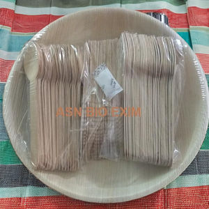 100 pièces Design moderne assiettes de fête en bois jetables écologiques 100% compostable carré feuille de palmier plateau en bambou robuste - Product Image 1