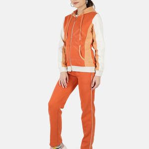 Survêtements d'hiver décontractés en coton pour femmes, 2 pièces, manches longues, à capuche, respirants, écologiques, nouvelle collection 2026 - Product Image 3