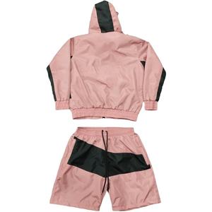 Conjunto de Chaqueta Cortavientos y Pantalones Cortos para Hombre, con Cremallera Completa, Capucha, Ligero, Transpirable, Ropa Deportiva para Entrenamiento y Actividades al Aire Libre - Product Image 4