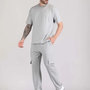 Conjunto Deportivo de Dos Piezas Personalizado de Alta Calidad para Hombre, Ropa Deportiva para Correr y Trotar, 100% Algodón, Secado Rápido y Transpirable - Product Image 4