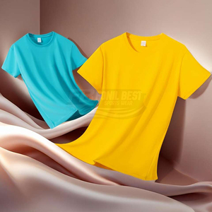 Camisetas de Cuello Redondo Transpirables con Estampado DTG Lavado en la Parte Delantera, Logotipo Personalizado de Alta Calidad, Venta al por Mayor, 100% Algodón, Unisex, 180 g/m², Casual - Product Image 3