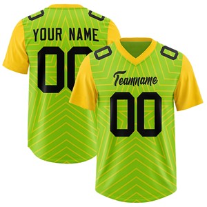 Practice American Football Jersey Polyester Mesh No Fade Sublimation Custom Logo Design Your Own Supplier <b>Athletic</b> Wear - Product Image 5