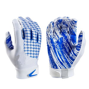Guantes de Fútbol Americano Antideslizantes Súper Adhesivos, Guantes Deportivos Ajustables con Logotipo Personalizado y Dedos Completos - Product Image 4