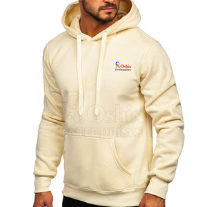 Sweat-shirts à capuche pour hommes en coton/polaire de qualité supérieure avec grande poche avant, design streetwear décontracté et coupe ample pour un usage quotidien - Product Image 5