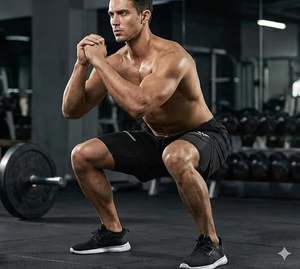 กางเกงขาสั้นผู้ชายพร้อมซับในแบบ 2in1, เอวปรับได้, กระเป๋าคู่, แถบสะท้อนแสง, ผ้าแห้งเร็วสำหรับผู้ชาย - Product Image 3