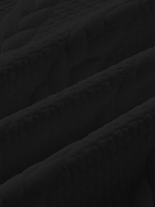 Pull en maille torsadée texturée pour homme, col zippé, avec poignets côtelés, chaud et élégant pour l'hiver - Product Image 3