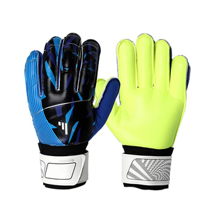 Gants de gardien de but de football/soccer professionnels pour l'extérieur, qualité supérieure, matériau en latex négatif, caoutchouc durable - Product Image 2