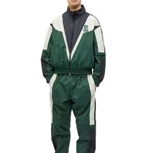 Survêtement coupe-vent pour homme, streetwear, manches longues, léger, personnalisé, écologique, imperméable, pour l'entraînement et le jogging - Product Image 1