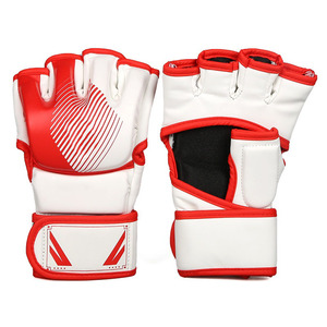 Guantes de Boxeo Profesionales con Acolchado Grueso, Resistentes al Desgaste, Guantes de Combate de Medio Dedo, Guantes de Entrenamiento - Product Image 3