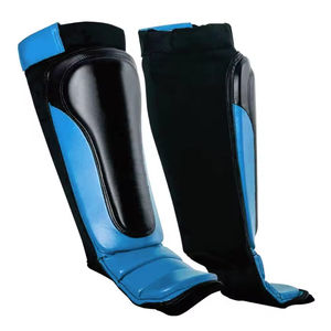 Protège-tibias de kick-boxing personnalisés à prix abordable – Équipement de sport Muay Thai MMA avec protection du cou-de-pied – OEM - Product Image 4