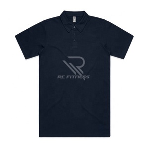 Camiseta polo de golf para hombre, uniforme de poliéster y algodón, con impresión personalizada y logotipo bordado. - Product Image 1