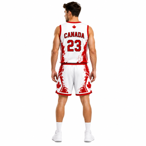 Conjunto de Uniforme de Baloncesto Personalizado, Sublimado, Transpirable, de Malla, sin Mangas, Ropa Deportiva para Hombres Adultos, Uniforme de Equipo - Product Image 4
