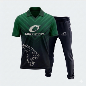 ชุดเสื้อและกางเกงคริกเก็ตแขนสั้นผู้ชายขายดีประจำปี 2026 พิมพ์ลายด้วยความร้อน ผ้าโพลีเอสเตอร์ 100% แห้งเร็ว ชุดยูนิฟอร์มสำหรับผู้ใหญ่ทุกขนาด - Product Image 6