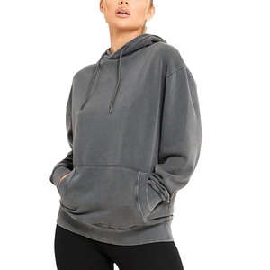 Sudaderas con capucha y sudaderas con lentejuelas bordadas en 3D con logotipo personalizado de gran tamaño para mujer - Product Image 5