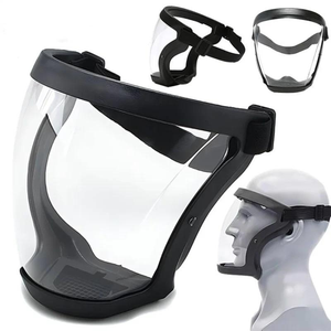 Máscara de Protección <span class=keywords><strong>Facial</strong></span>, Protector <span class=keywords><strong>Facial</strong></span> Completo Transparente, Pantalla Protectora <span class=keywords><strong>Facial</strong></span>, Accesorios de Cocina - Product Image 1