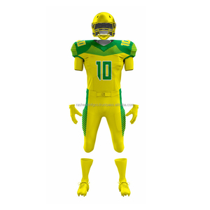 Custom American Football Uniforms Factory Price Full <b>Set</b> For Mens & Women Team Sports Gamewear Polyester Material - Product Image 4