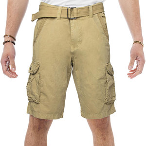 New Fashionable Cargo Shorts For Men's Button Fly Belt Closure Type Long Zipper Thigh Pocket Anti Wrinkle Shorts Custom Logo - Product Image 1