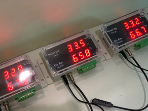 Smart Industrial Temperature & Humidity Monitoring Display with Visual <b>Alarm</b> System | AT-THMT-S – OEM Available - Product Image 2