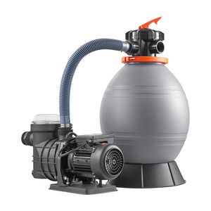 Sistema di Filtrazione a Sabbia per Piscina Krystal Clear a 6 Vie, 3/4 HP, 16 Pollici, 3500 GPH, per Piscine Interrate, Pompa ad Alta Efficienza - Product Image 6