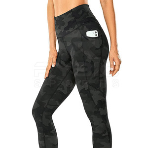 Leggings de yoga durables et très demandés pour femmes, imprimés numériquement par sublimation, extensibles et flexibles, pour le sport et le fitness. - Product Image 4