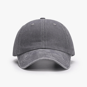 Gorra Trucker de Malla Gris de 6 Paneles con Cierre Ajustable, Casual, Unisex, para Primavera/Verano, con Parche de Cuero Marrón en el Panel Frontal - Product Image 2