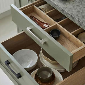 Poignée de tiroir minimaliste carrée en alliage de zinc, poignée de meuble contemporaine pour cuisine, salle à manger, chambre à coucher, commode - Product Image 5