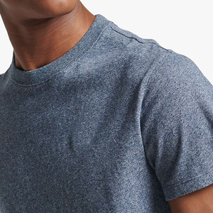 T-shirt pour homme sur mesure OEM, coupe ajustée, manches courtes, meilleure qualité, 82% coton, 18% élasthanne, t-shirts décontractés pour homme - Product Image 4