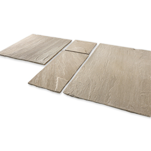 Dalles de pavage extérieur en grès vert Arena Stone Raj, finition brossée, découpées sur mesure, multi-tailles pour allées, chemins et jardins - Product Image 6