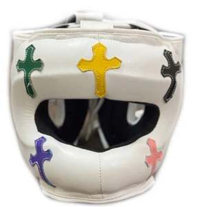 Vente flash : Ensemble de boxe professionnel en cuir véritable sur mesure, Chrome Heart, pour l'entraînement de boxe, Muay Thai et kickboxing - Product Image 3